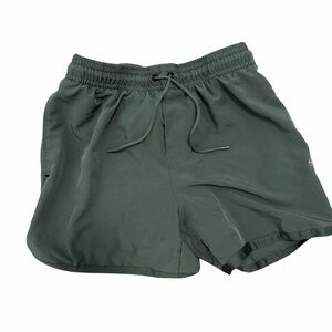 Gaiam Men’s Athletic Shorts Green Size Large Lined Drawstring Active